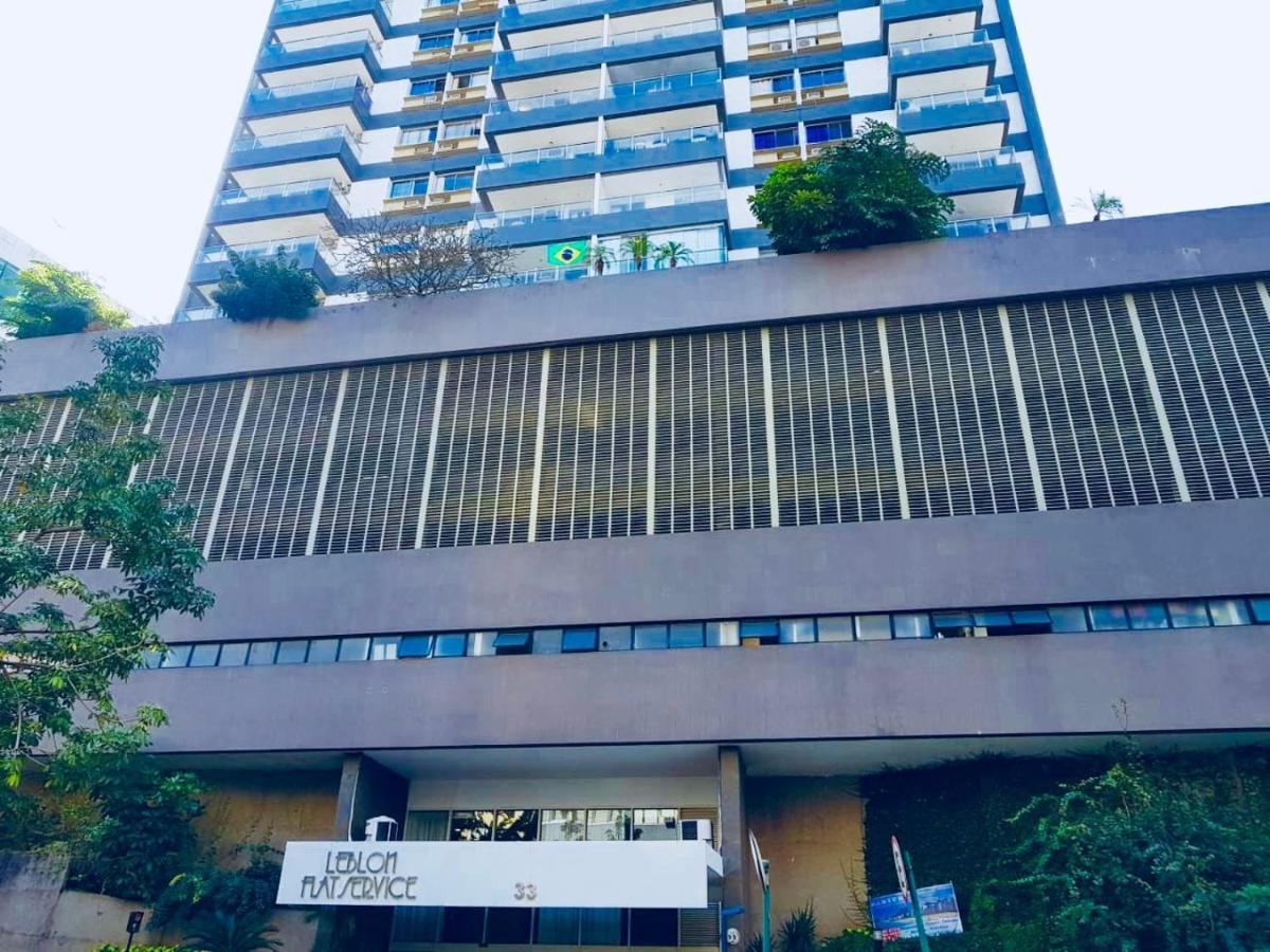 Leblon Flat Service 2 Quartos Vista Mar Rio de Janeiro Exterior foto