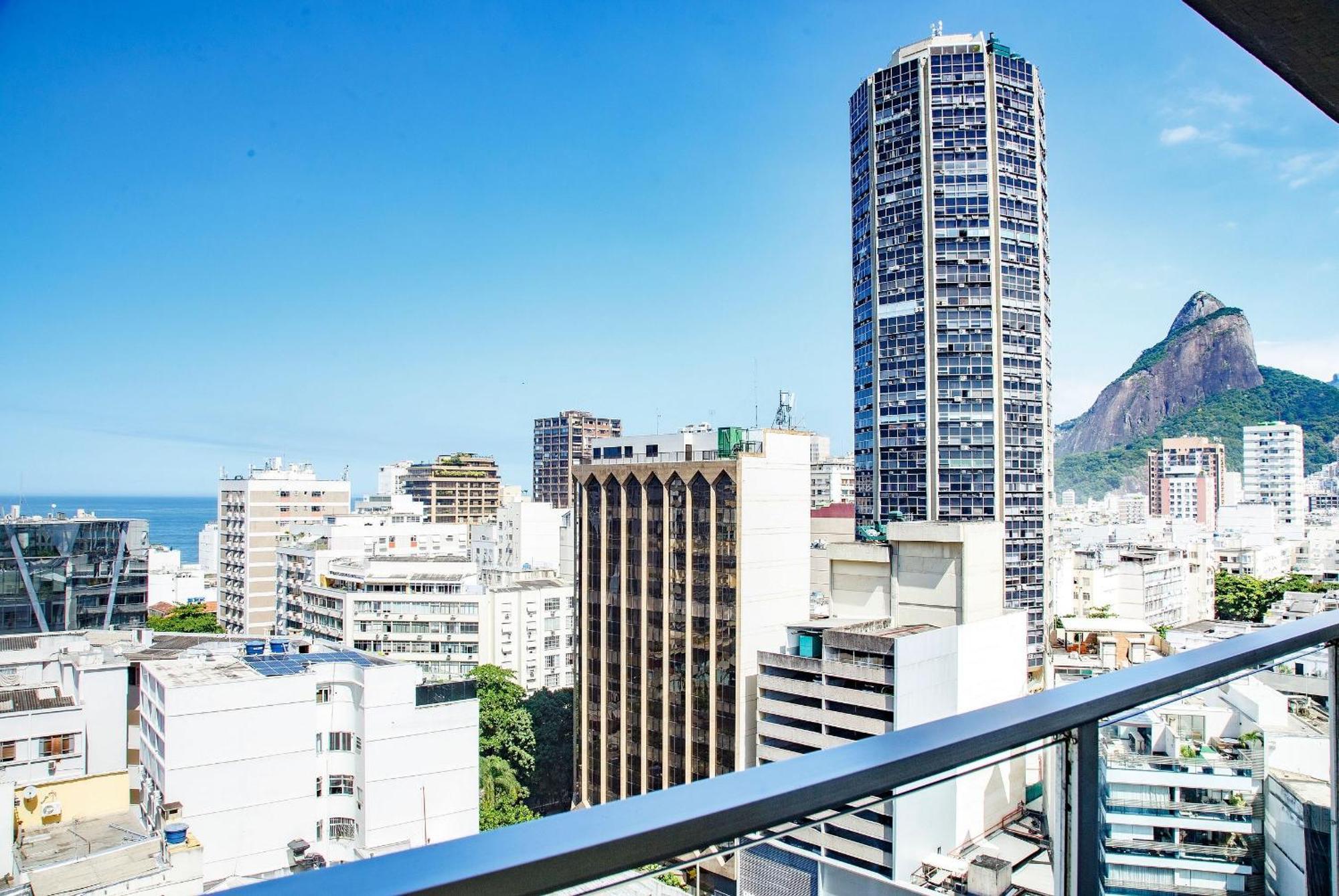 Leblon Flat Service 2 Quartos Vista Mar Rio de Janeiro Exterior foto